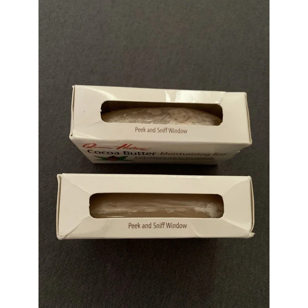 2 Queen Helene Cocoa Butter Moisturizing Bar Soap 4.4 oz. NEW SEALED NOS